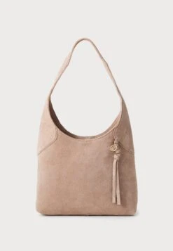 Anna Field LEATHER - Handbag - Taupe