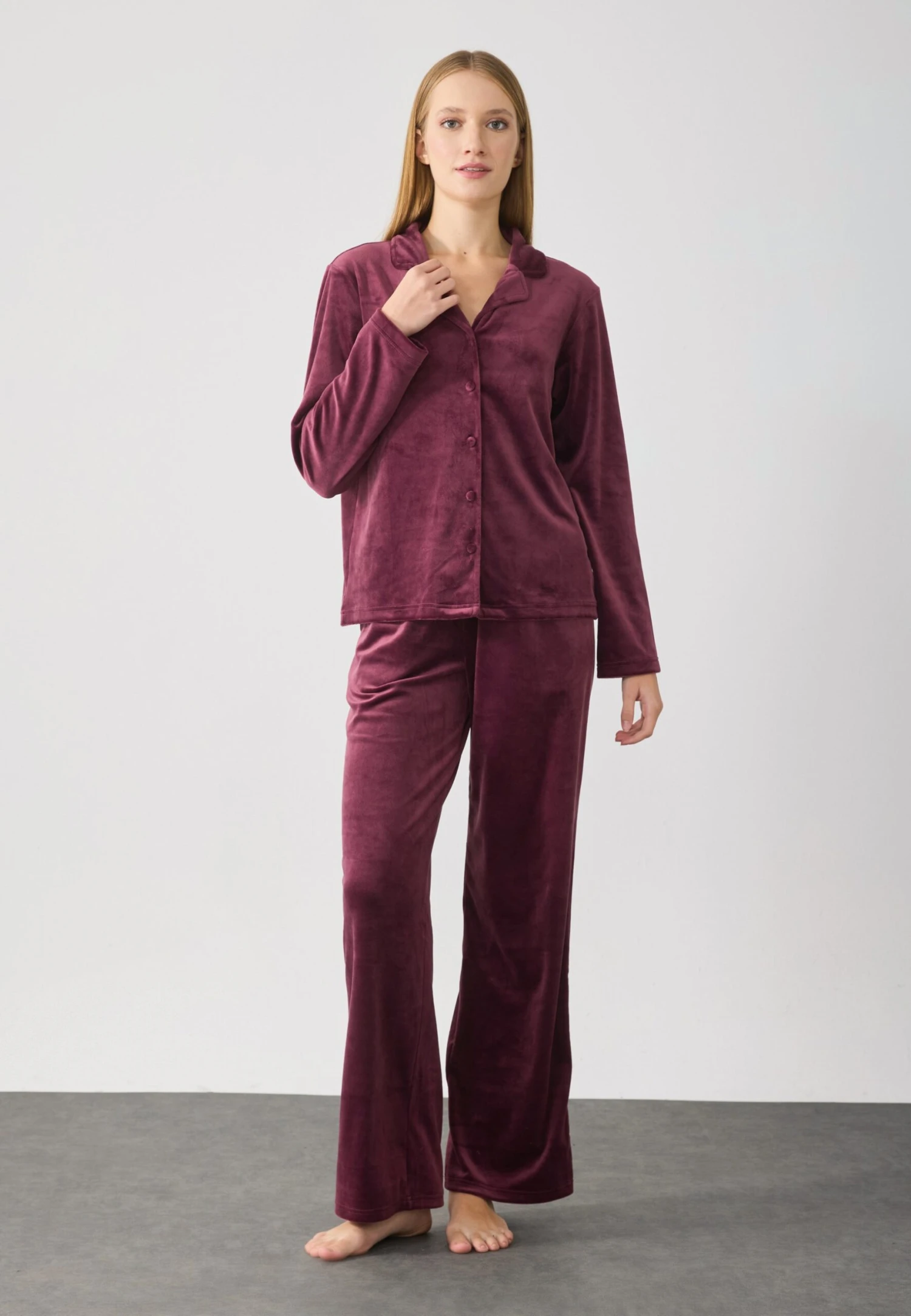 Anna Field SET - Pyjama Set - Bordeaux 1 Anna Field SET - Pyjama Set - Bordeaux