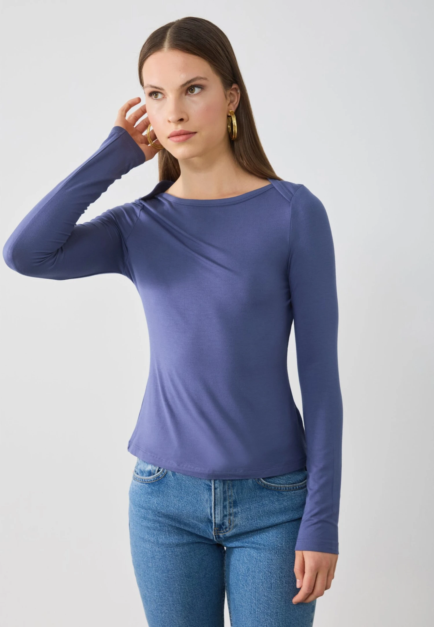 Anna Field 3 PACK - Long Sleeved Top - Egret/rio Red/crown Blue 2 Anna Field 3 PACK - Long Sleeved Top - Egret/rio Red/crown Blue - Image 2