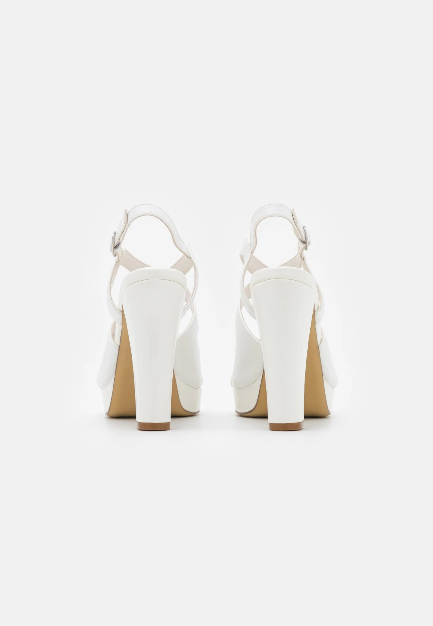 Anna Field Platform Sandals - White 4 Anna Field Platform Sandals - White - Image 4
