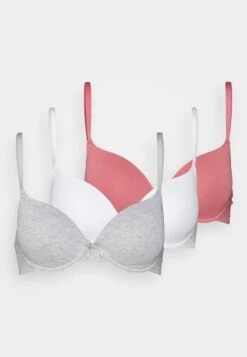 Anna Field Sunlight 3Pack Tshirt Bra - T-Shirt Bra - Pink/Grey/White -Fashion 2dc08d5a17e5486e994df821bba6549b