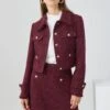 Anna Field Summer Jacket - Bordeaux
