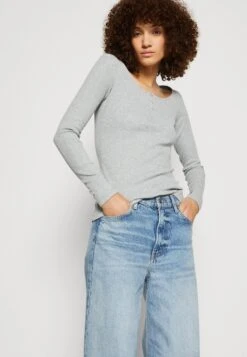 Anna Field Long Sleeved Top - Mottled Grey -Fashion 2eac0c4cd3614970b09389c5b5421383