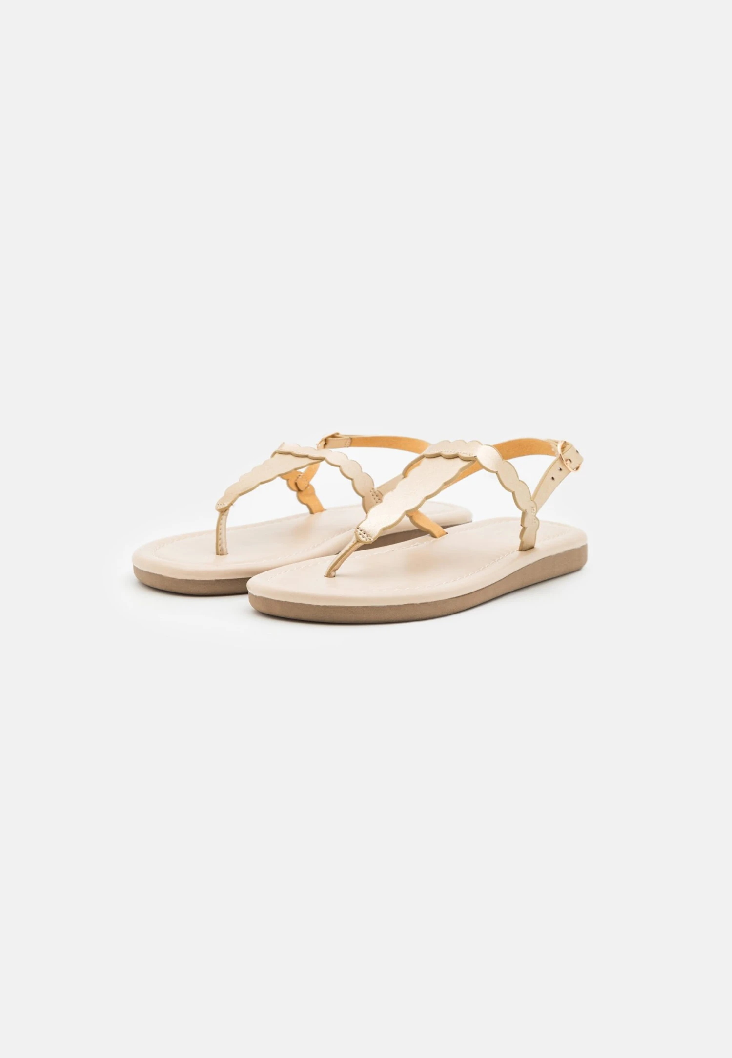 Anna Field T-Bar Sandals - Gold 3 Anna Field T-Bar Sandals - Gold - Image 3