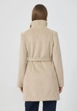 Anna Field Short Coat - Stone -Fashion 2f8488a881a94e69b41e132f543b167a