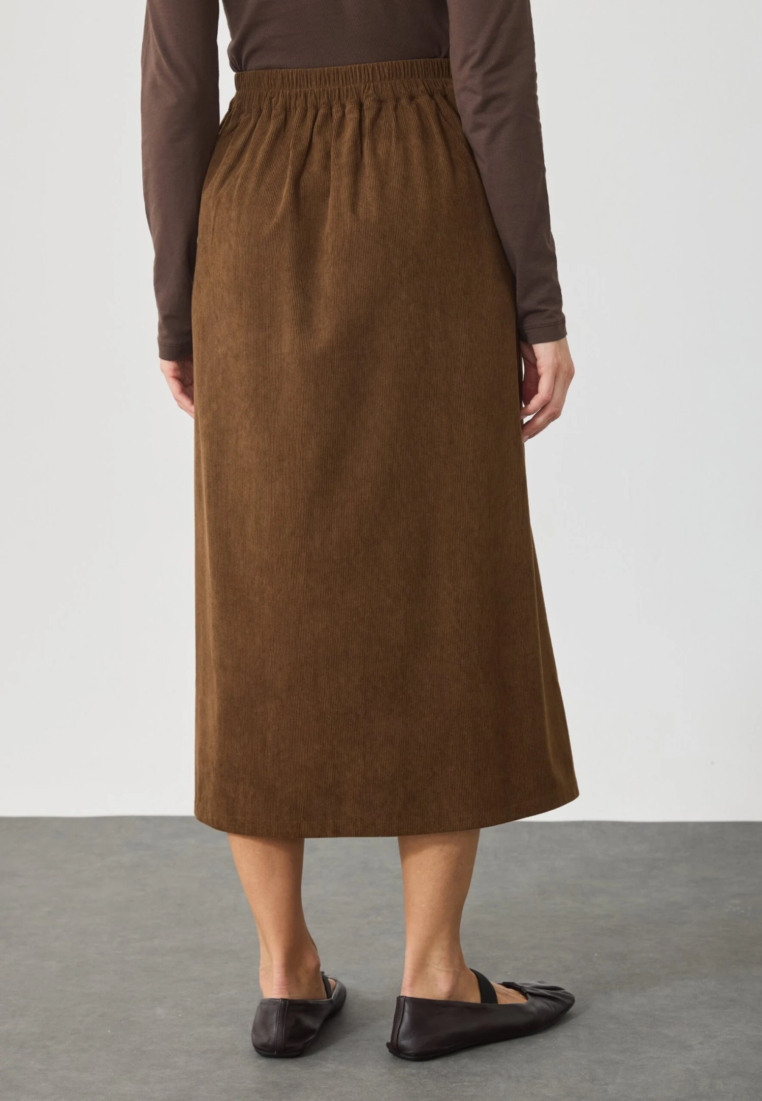 Anna Field A-line Skirt - Pinecone 3 Anna Field A-line Skirt - Pinecone - Image 3