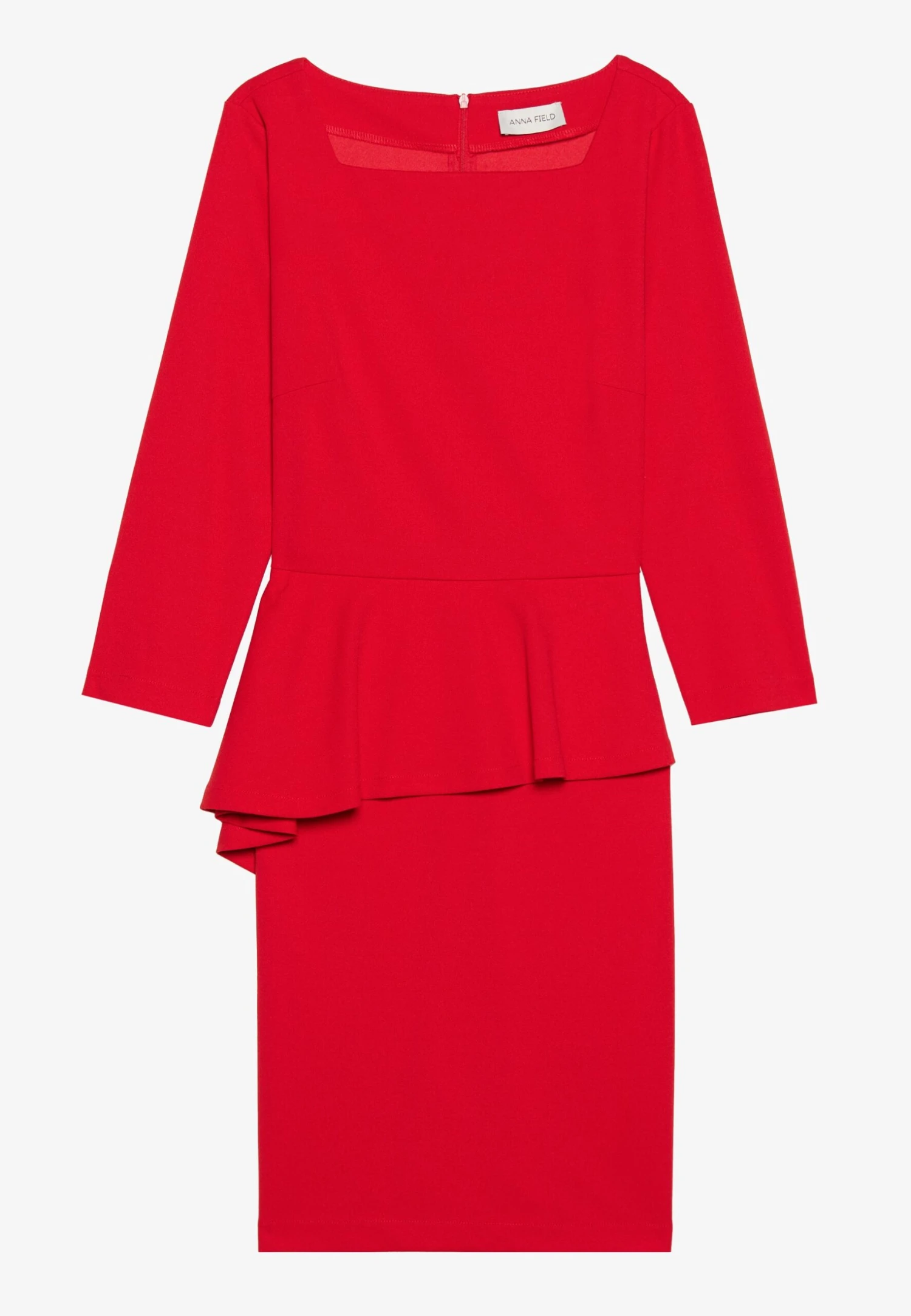 Anna Field Shift Dress - Red 4 Anna Field Shift Dress - Red - Image 4