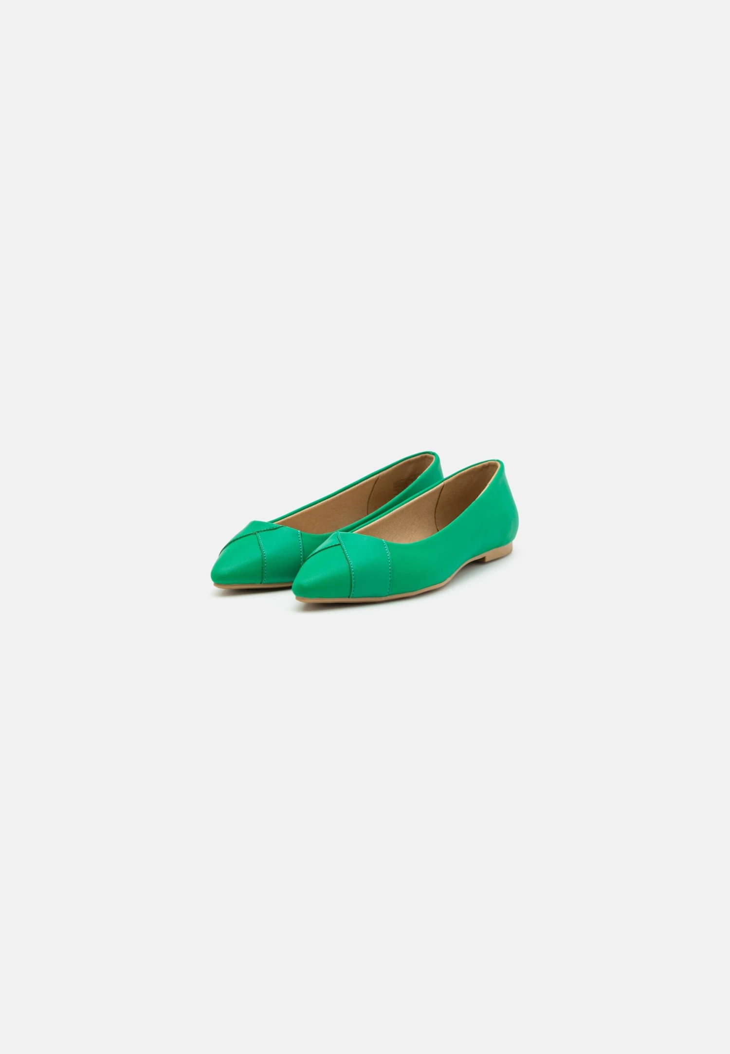 Anna Field Ballet Pumps - Green 3 Anna Field Ballet Pumps - Green - Image 3