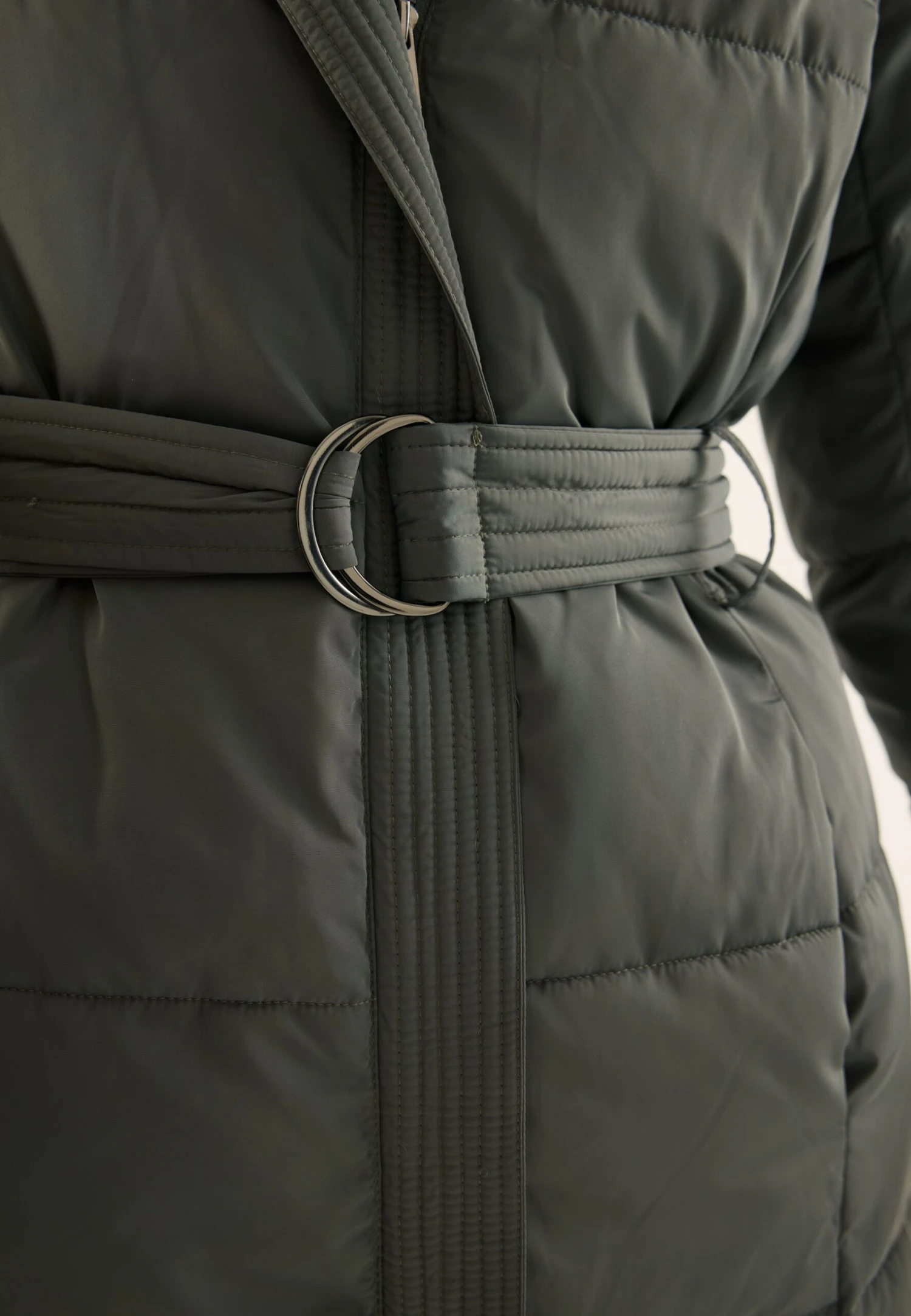 Anna Field Winter Coat - Khaki 5 Anna Field Winter Coat - Khaki - Image 5