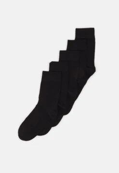 Anna Field COMFORT CUFF ANKLE SOCKS 5PACK - Socks - Black
