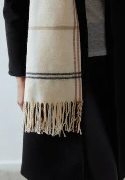 Anna Field Scarf - Off-white,brown,blue -Fashion 34063e26b73844a9815ee97bfee0afbc