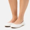 Anna Field Ballet Pumps - White
