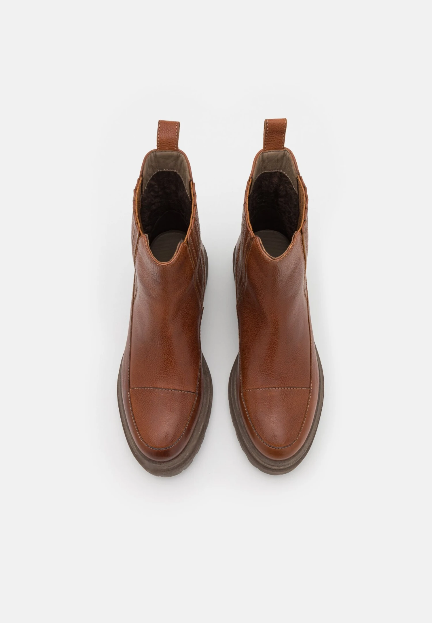 Anna Field Leather - Platform Ankle Boots - Cognac 6 Anna Field Leather - Platform Ankle Boots - Cognac - Image 6