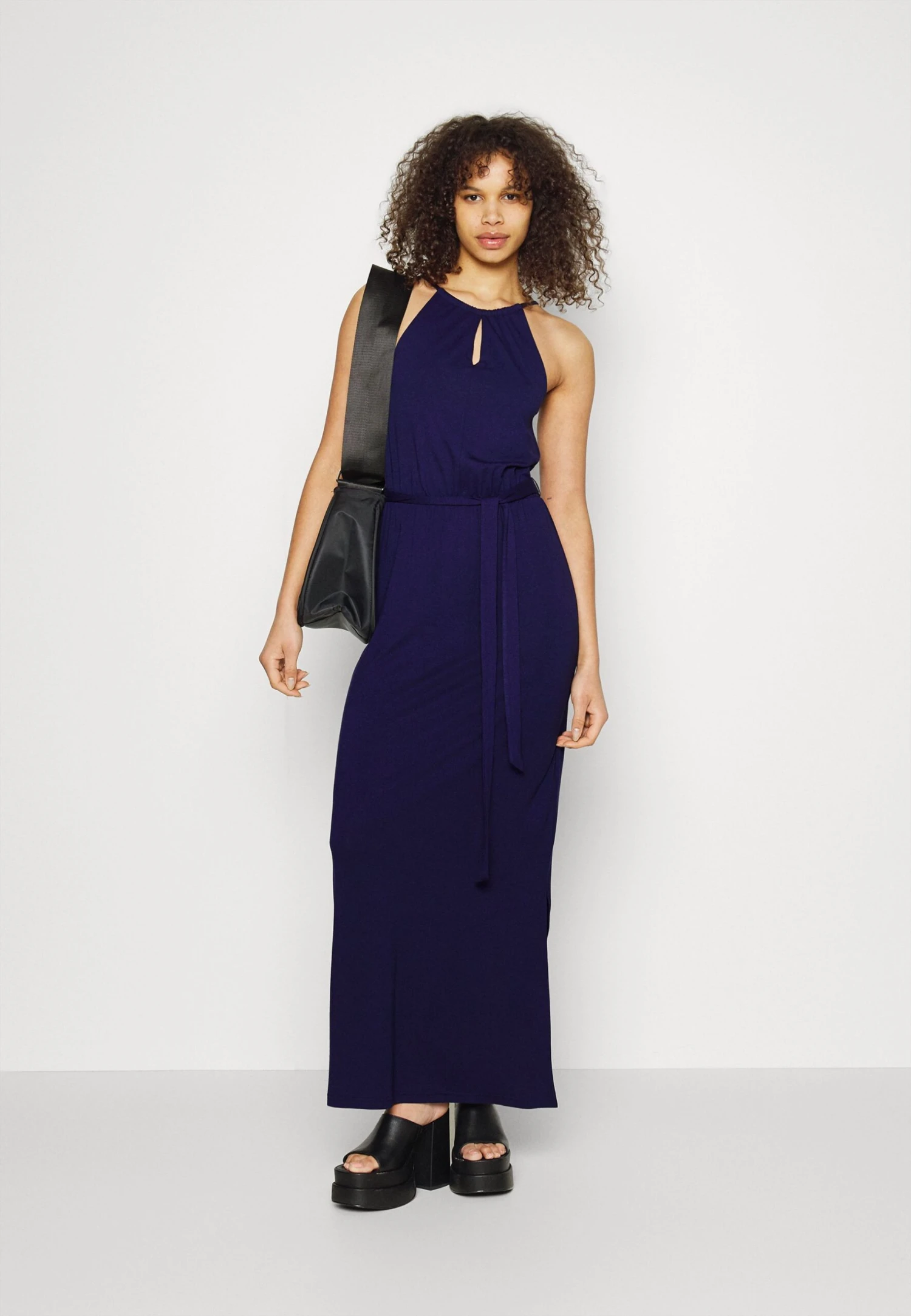 Jersey Dress - Dark Blue 2 Jersey Dress - Dark Blue - Image 2