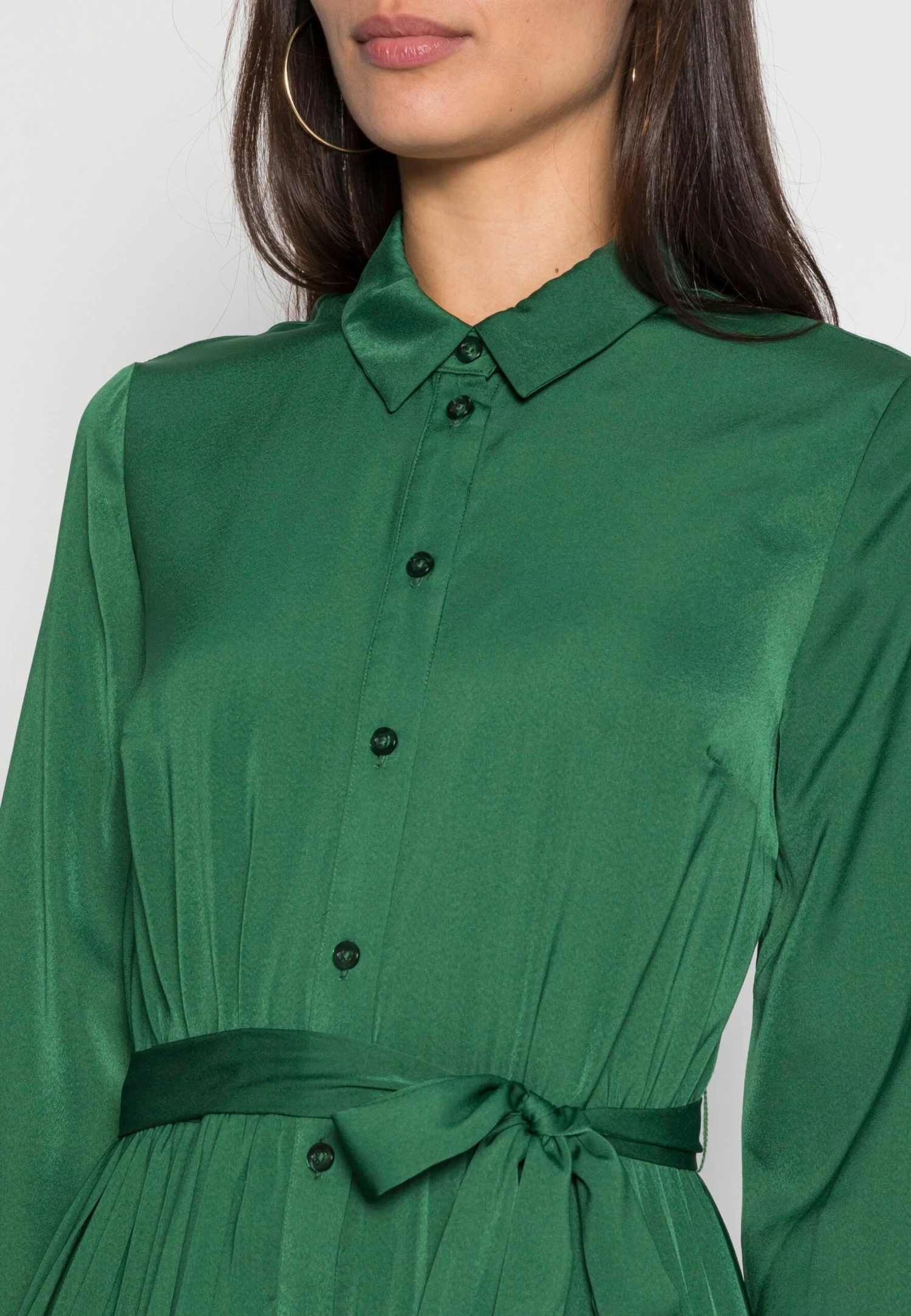Anna Field Shirt Dress - Dark Green 5 Anna Field Shirt Dress - Dark Green - Image 5