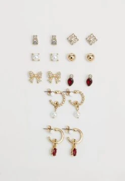 Anna Field 8 PACK - Earrings - Gold-coloured -Fashion 38c7c57e65a041d7b264903f4177bda0