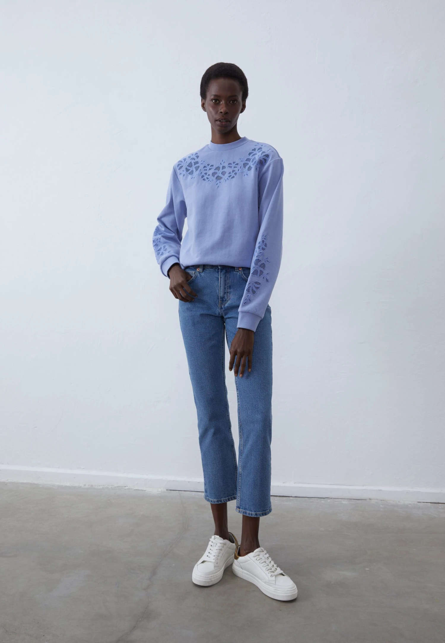 Anna Field Sweatshirt - Light Blue 2 Anna Field Sweatshirt - Light Blue - Image 2