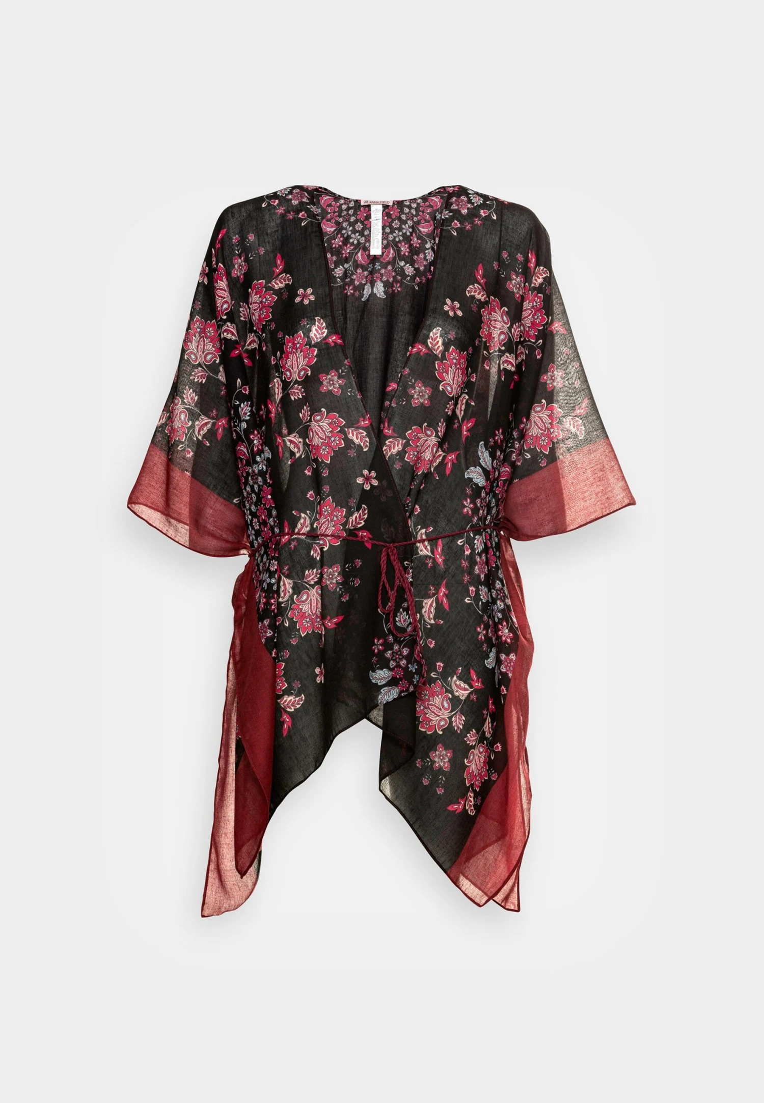 Anna Field Summer Jacket - Black/Blue/Red 4 Anna Field Summer Jacket - Black/Blue/Red - Image 4