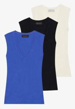 Anna Field 3 PACK - Top - Egret/dazzling Blue/black 12 Anna Field 3 PACK - Top - Egret/dazzling Blue/black -Fashion 3cc4c88c9ca5444b919f4291544651ce