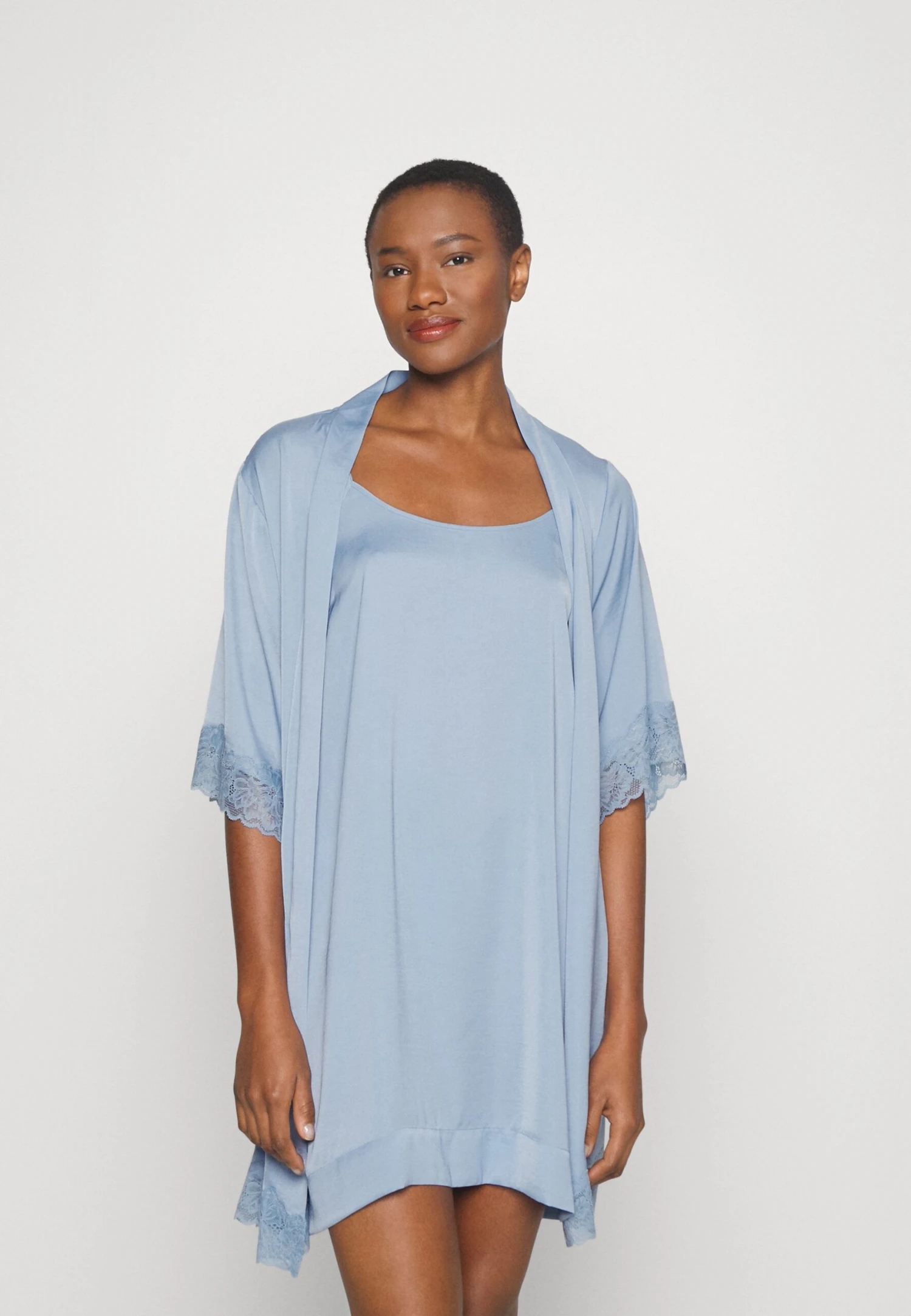 Anna Field Nightie - Light Blue 2 Anna Field Nightie - Light Blue - Image 2