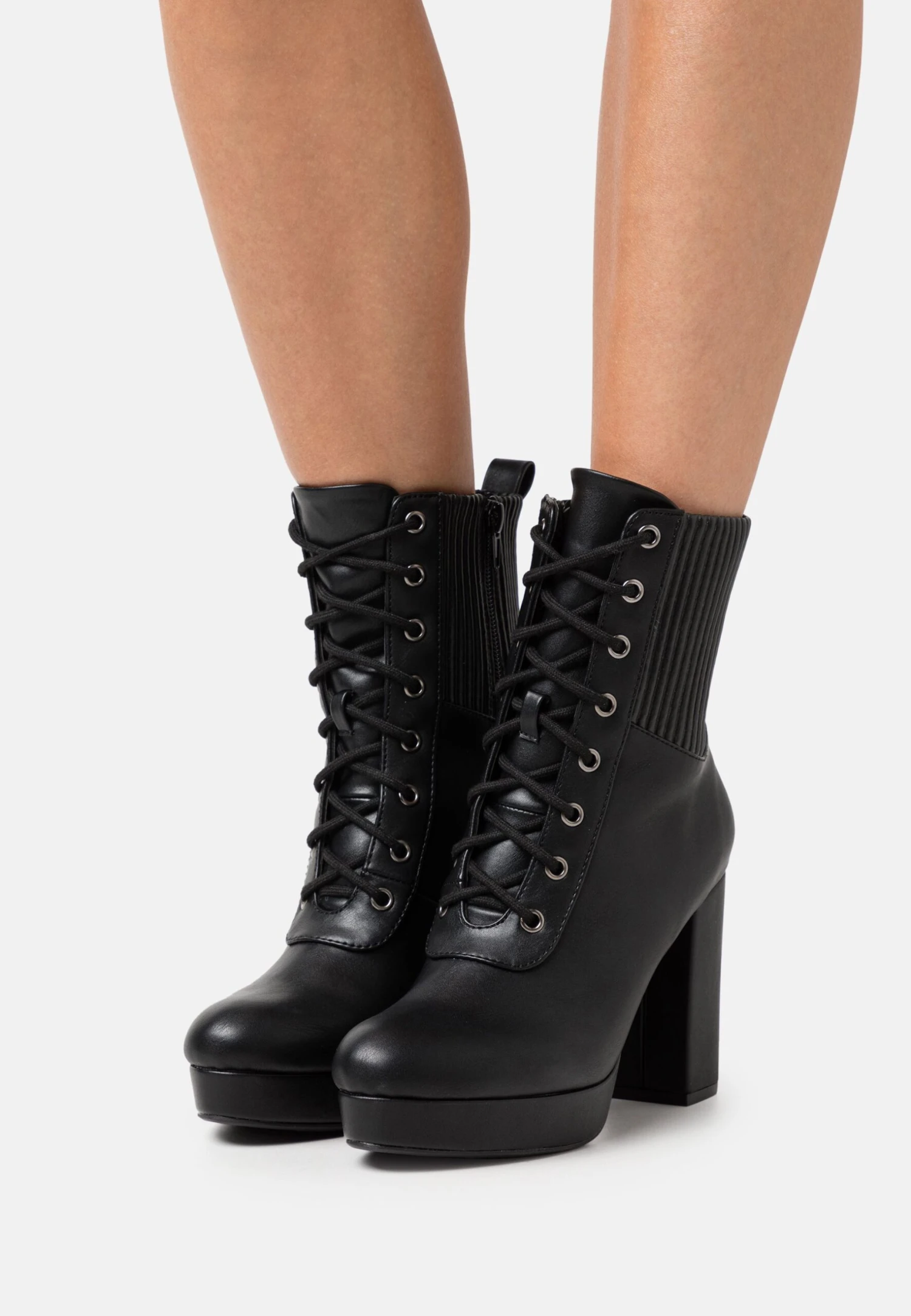 Anna Field High Heeled Ankle Boots - Black 1 Anna Field High Heeled Ankle Boots - Black