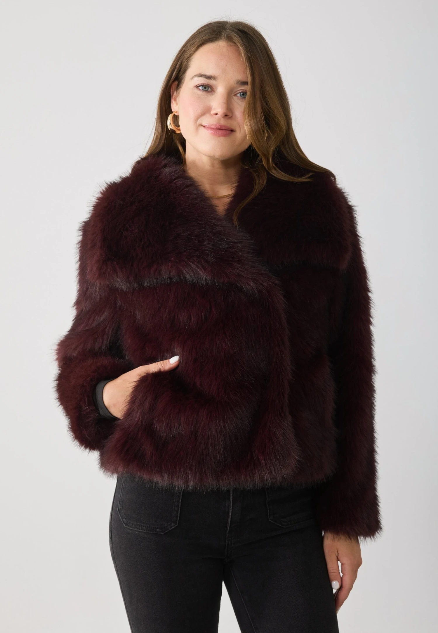 Anna Field Winter Jacket - Bordeaux 1 Anna Field Winter Jacket - Bordeaux