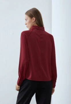Anna Field Blouse - Dark Red -Fashion 3fa9918a8e1c4223ada6294aeaa256ae