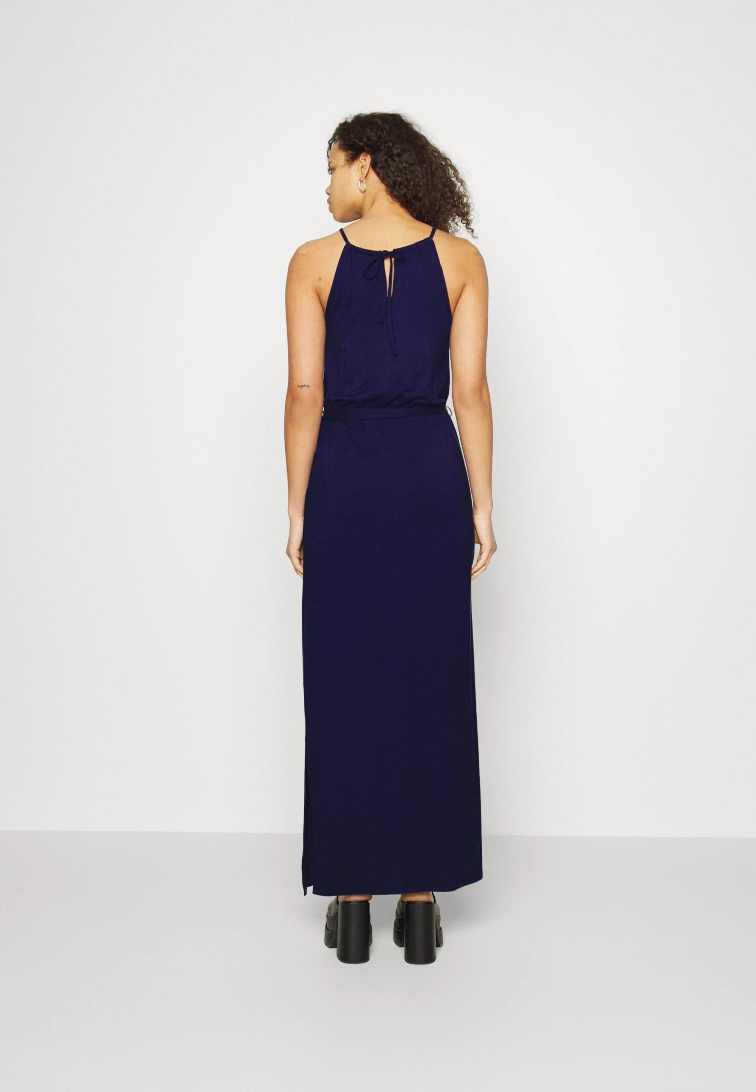 Jersey Dress - Dark Blue 3 Jersey Dress - Dark Blue - Image 3