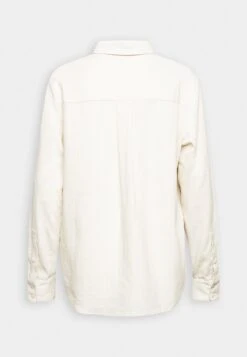 Anna Field Linen-Mix Button Down Blouse - Button-Down Blouse - Beige 11 Anna Field Linen-Mix Button Down Blouse - Button-Down Blouse - Beige -Fashion 41764e9c25b741f18b81641517b58468