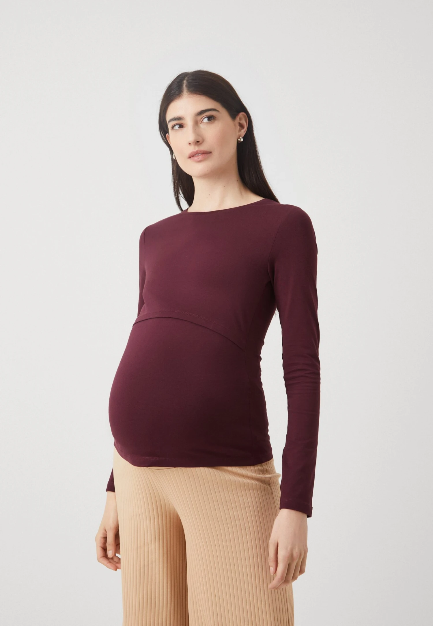 NURSING LONG SLEEVE TOP 2 PACK - Long Sleeved Top - Black/bordeaux 2 NURSING LONG SLEEVE TOP 2 PACK - Long Sleeved Top - Black/bordeaux - Image 2