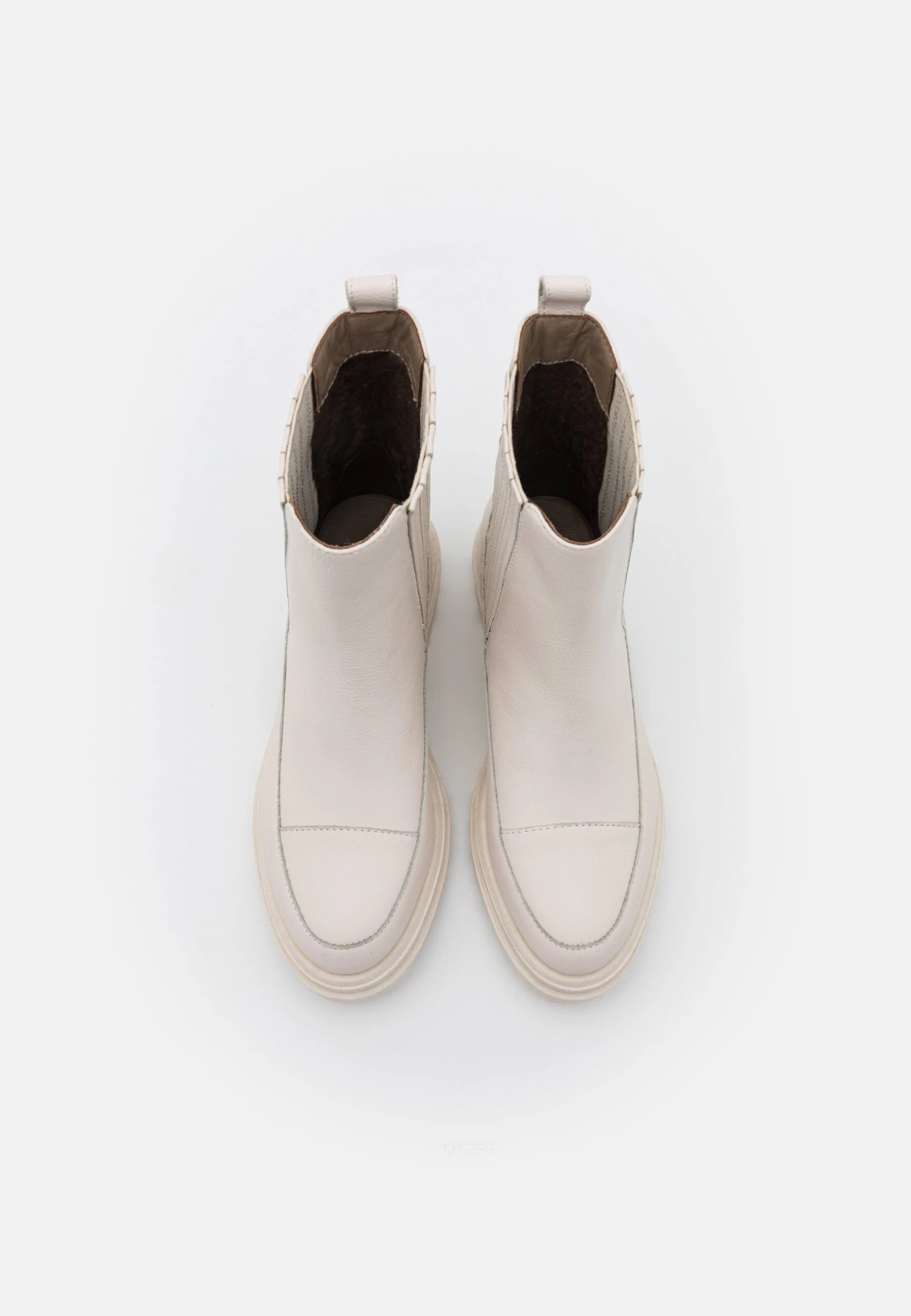 Anna Field Leather - Platform Ankle Boots - Off-White 6 Anna Field Leather - Platform Ankle Boots - Off-White - Image 6
