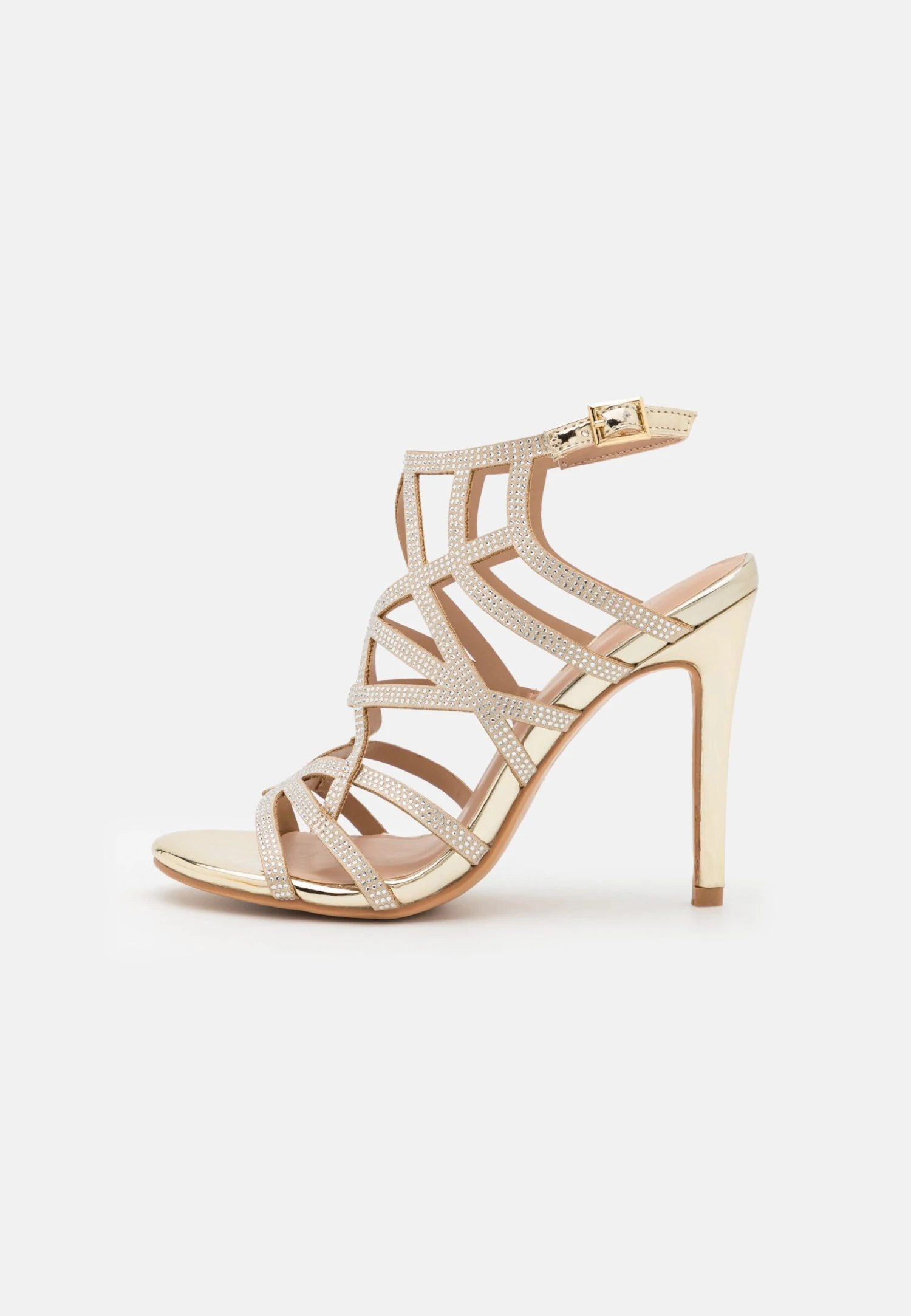 Anna Field High Heeled Sandals - Gold 1 Anna Field High Heeled Sandals - Gold