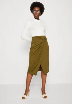 Anna Field Front Knot Midi Skirt - Wrap Skirt -Fashion 461ee7207cb243998c18cf265d0ad4bd
