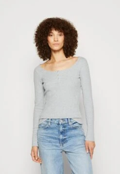 Anna Field Long Sleeved Top - Mottled Grey -Fashion 46267fecd12a4374912193ba88b18b78