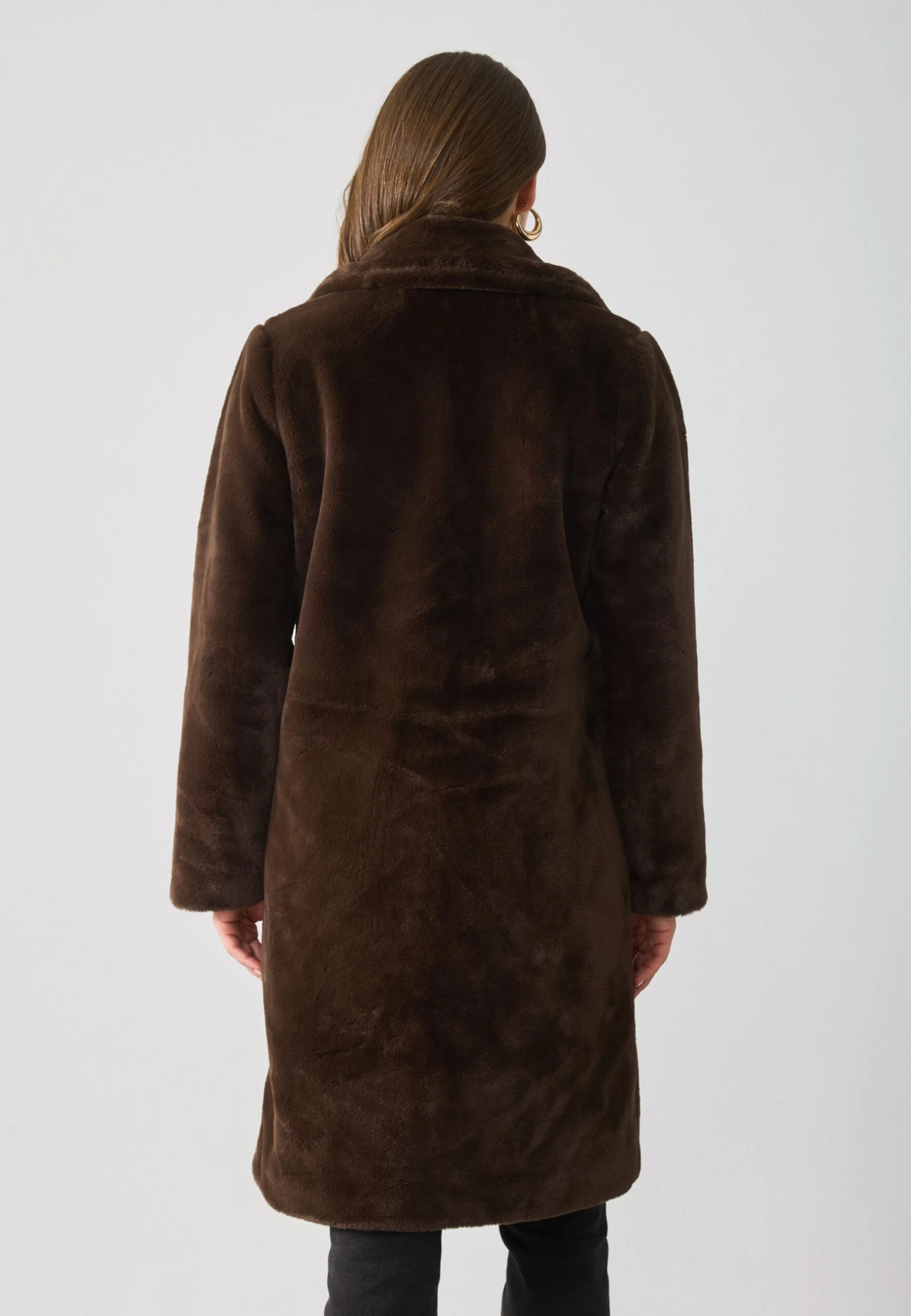 Anna Field Winter Coat - Dark Brown 3 Anna Field Winter Coat - Dark Brown - Image 3
