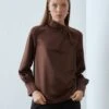 Anna Field Blouse - Brown