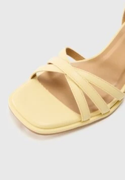Anna Field Ankle Cuff Sandals - Light Yellow -Fashion 4d2b0f49b53145629d23c4c735bff556