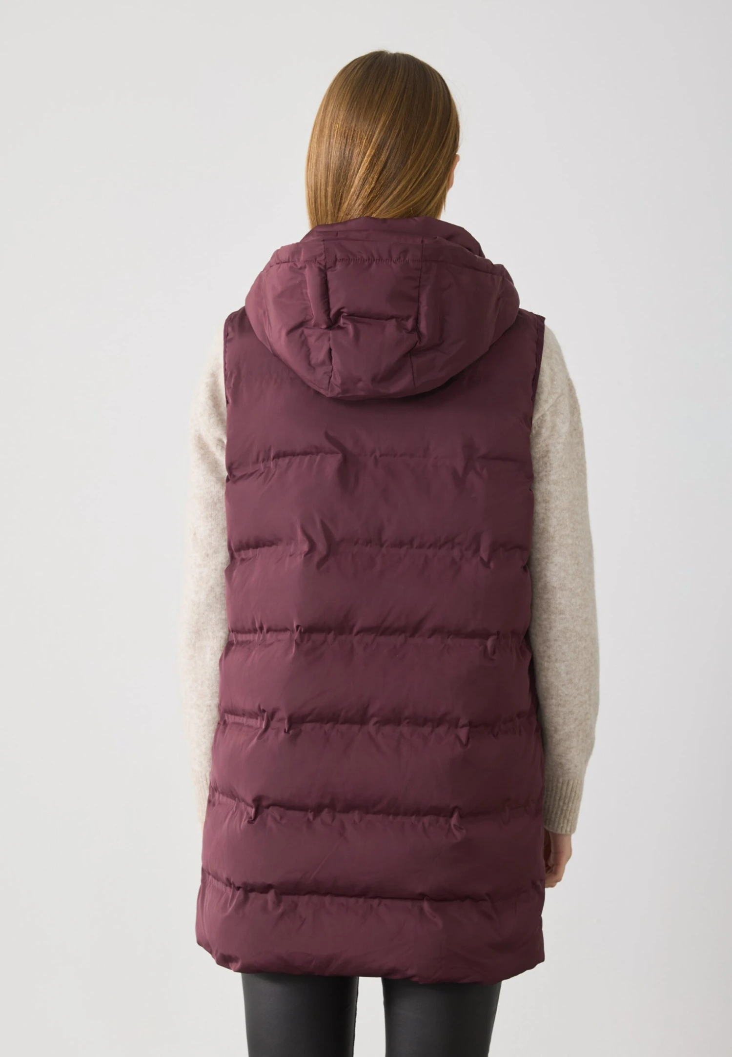 Anna Field Waistcoat - Bordeaux 3 Anna Field Waistcoat - Bordeaux - Image 3