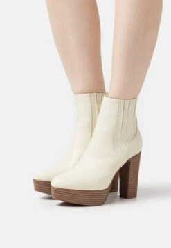 Anna Field Platform Ankle Boots - Off White