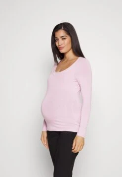 Maternity Basic Longsleeve 2 Pack - Long Sleeved Top - Pink/Light Green 9 Maternity Basic Longsleeve 2 Pack - Long Sleeved Top - Pink/Light Green -Fashion 4fdb9102dce840008294794f71a97080
