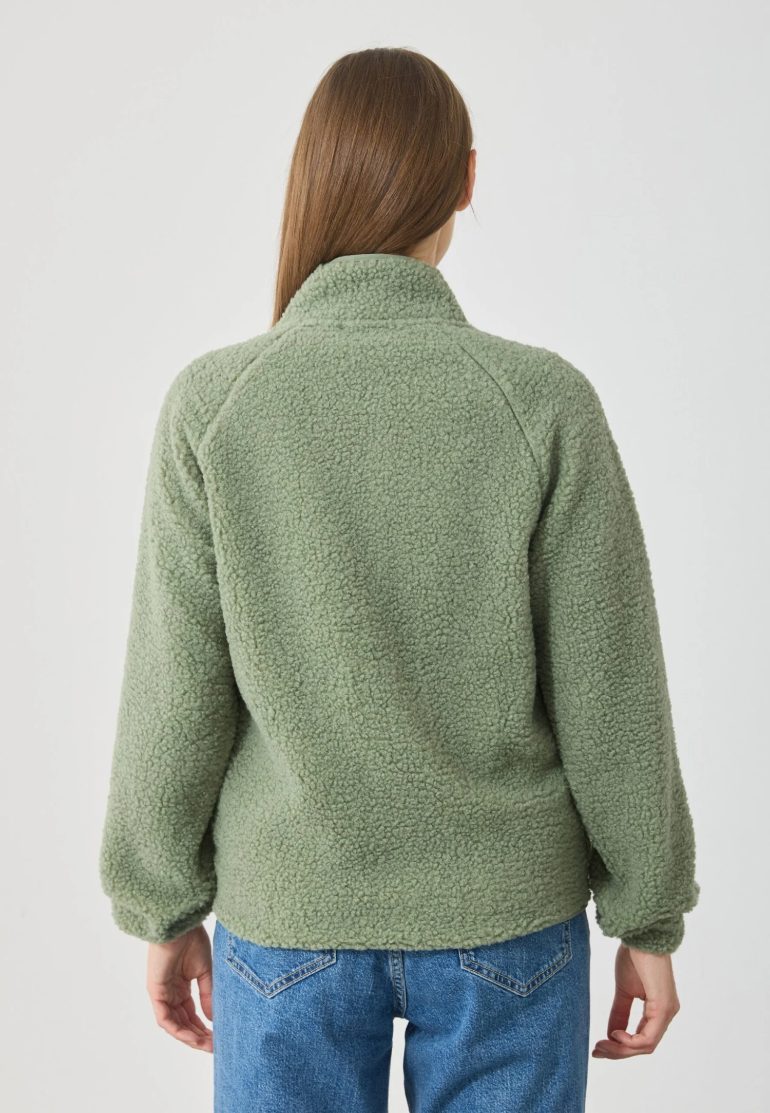 Anna Field Fleece Jacket - 17-6212 Tcx Sea Spray 3 Anna Field Fleece Jacket - 17-6212 Tcx Sea Spray - Image 3