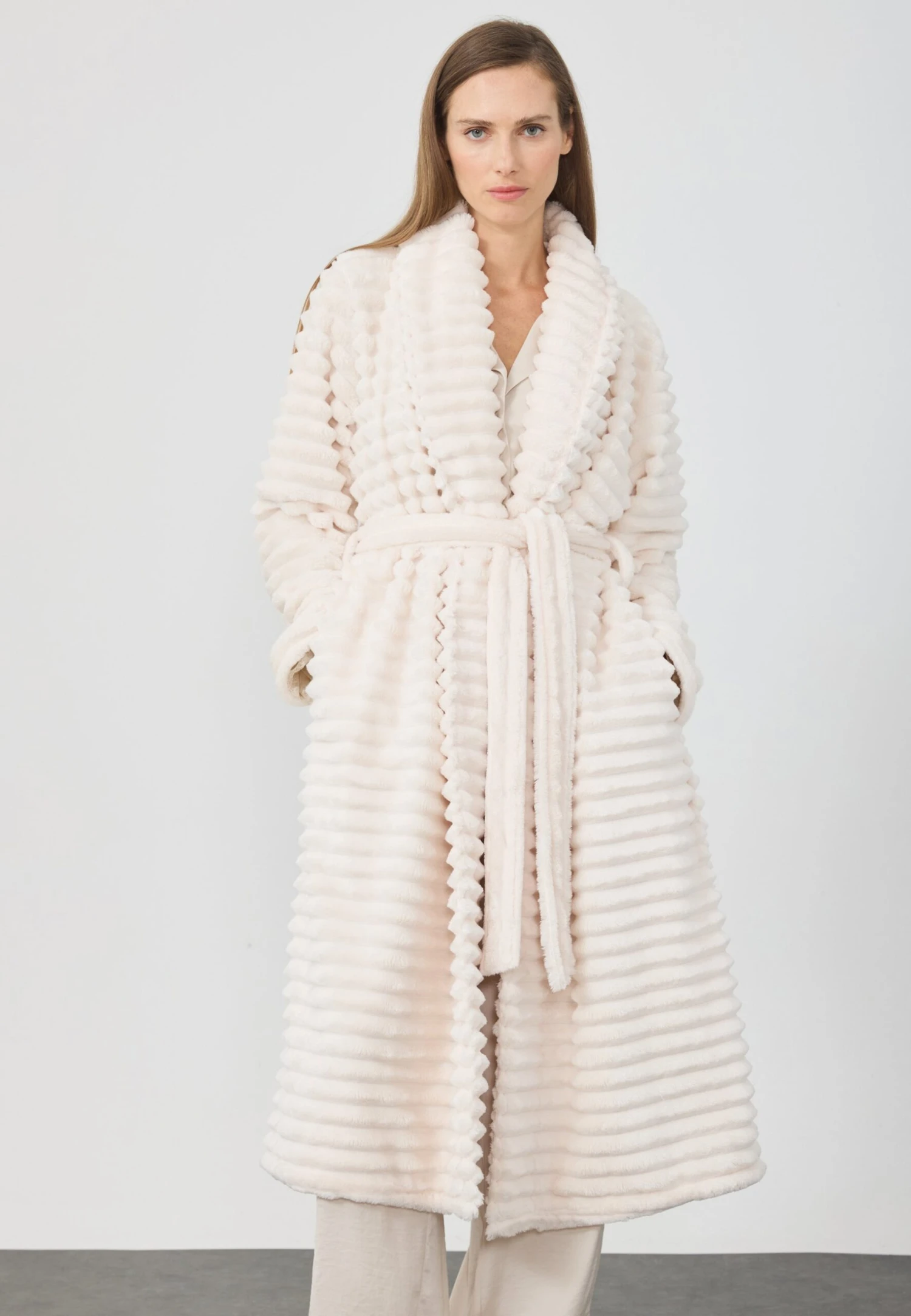 Anna Field Dressing Gown - Off White 1 Anna Field Dressing Gown - Off White