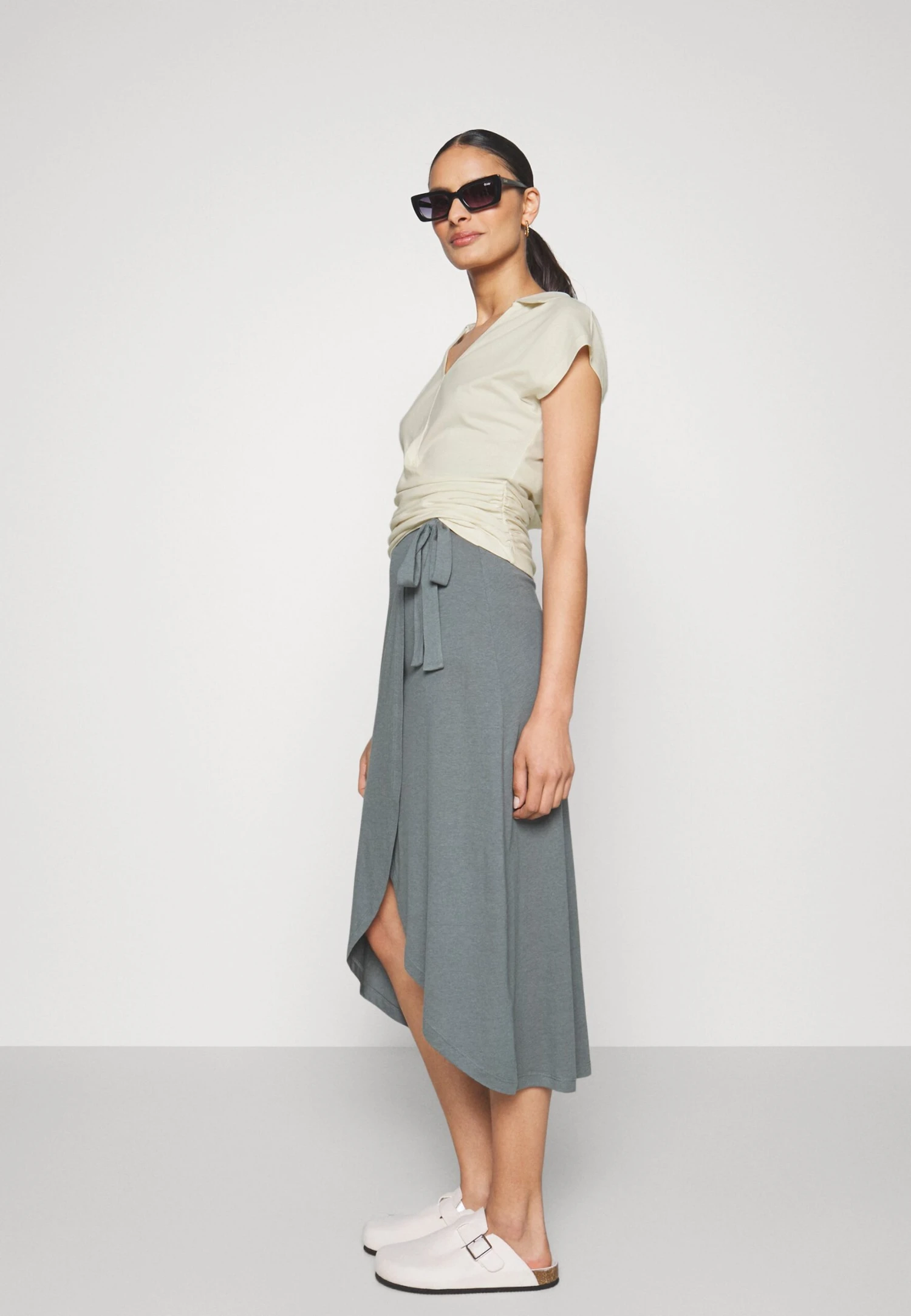 Anna Field Wrap Blouse- Blouse - Offwhite 5 Anna Field Wrap Blouse- Blouse - Offwhite - Image 5