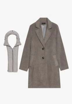 Anna Field Classic Coat - Mottled Beige -Fashion 56283f73f30041e1bc051b2a4e968609