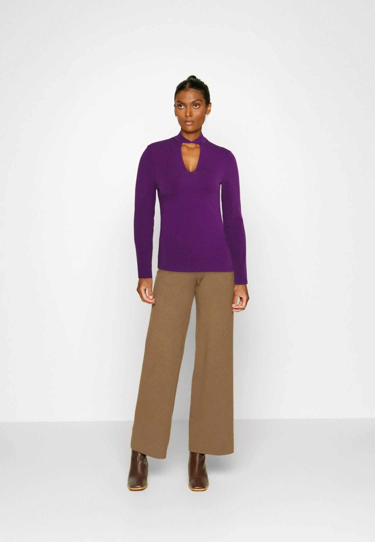 Anna Field Long Sleeved Top - Purple 2 Anna Field Long Sleeved Top - Purple - Image 2