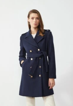 Anna Field Trenchcoat - Dark Blue