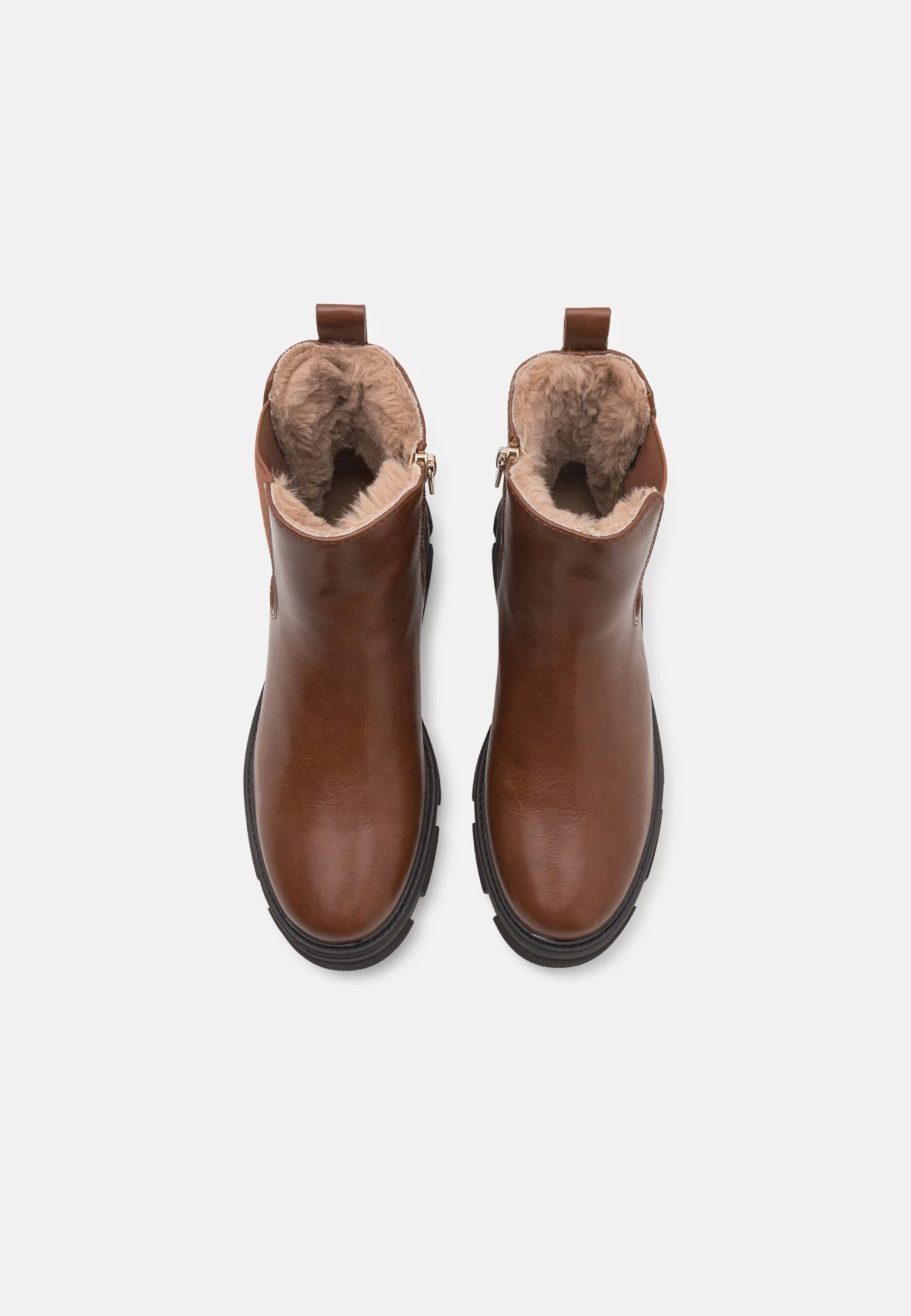 Anna Field Platform Ankle Boots - Cognac 7 Anna Field Platform Ankle Boots - Cognac - Image 7