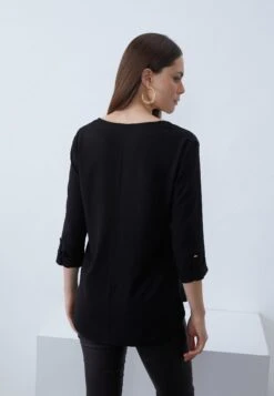 Anna Field ZIP TUNIC - Blouse - Black 8 Anna Field ZIP TUNIC - Blouse - Black -Fashion 5b7ca2293a0c47f4b312884cf24b7b63
