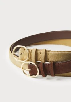 Anna Field 2 PACK - Belt - Beige/brown -Fashion 5c62c2e2a2ac4275b189ede2f16529b6