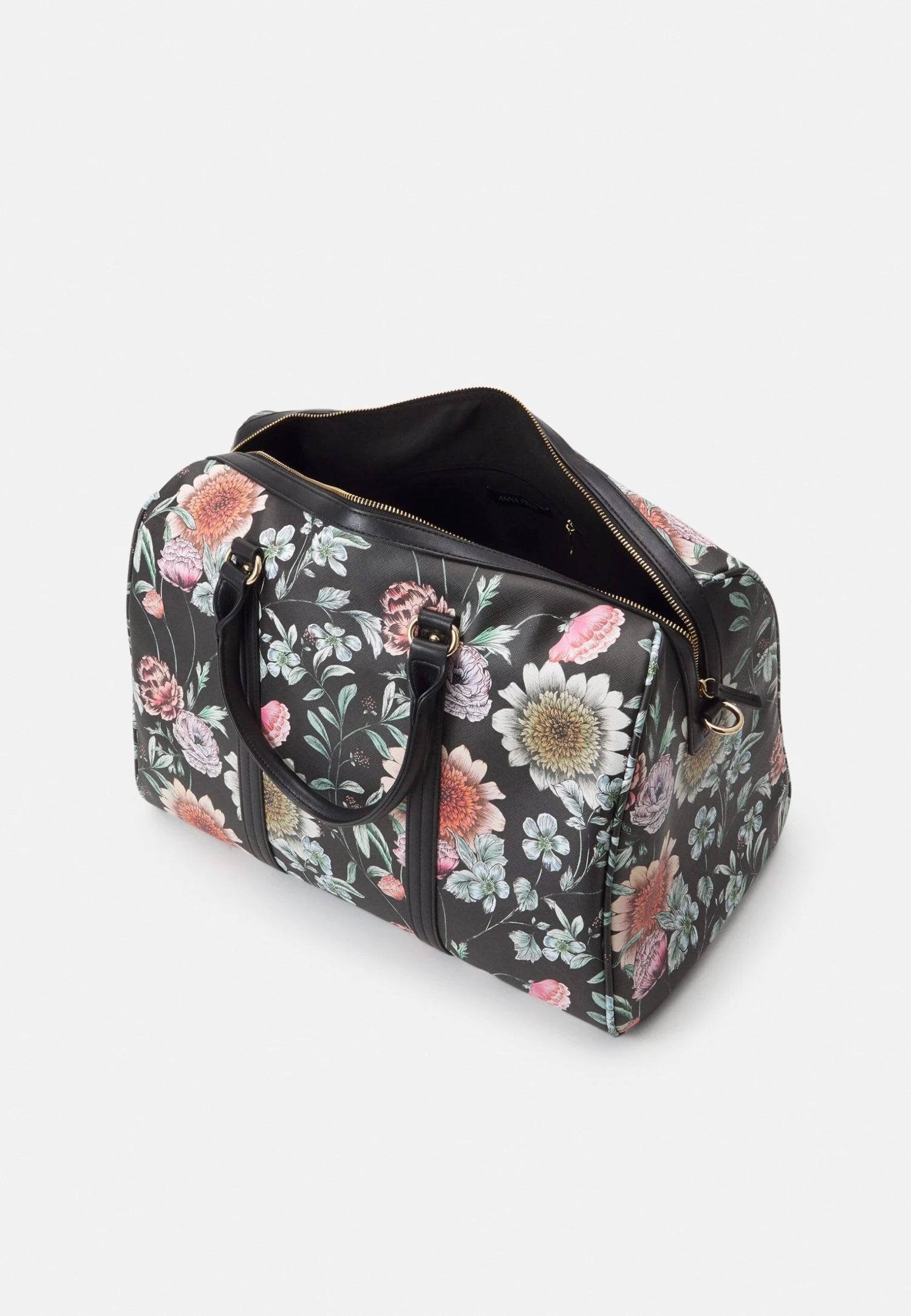 Anna Field Weekend Bag - Black/green 4 Anna Field Weekend Bag - Black/green - Image 4